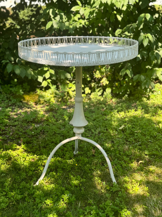 Metalltisch Weiß - vintage