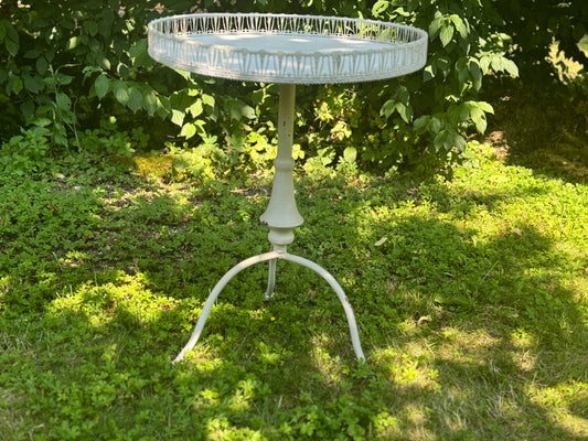 Metalltisch Weiß - vintage