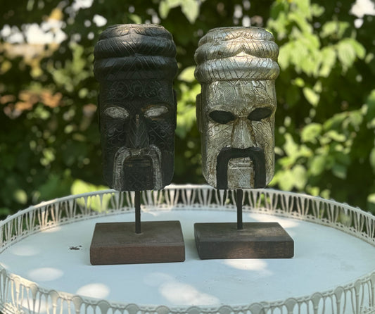 Arabischer Kopf - Schwarz