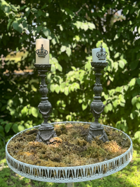 Kerzenständer Bolero aus Guss