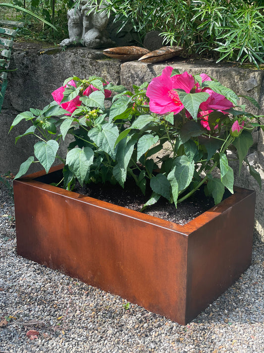 Pflanzgefäß - Behälter aus Cortenstahl