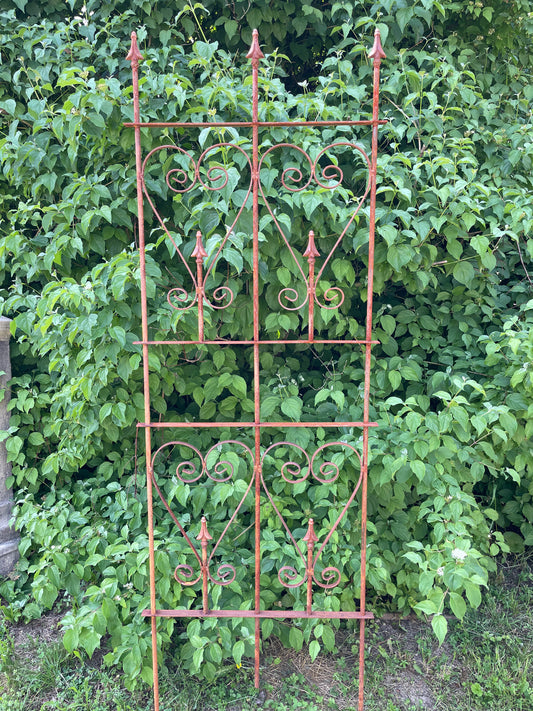 Rankgitter massiv edelrost