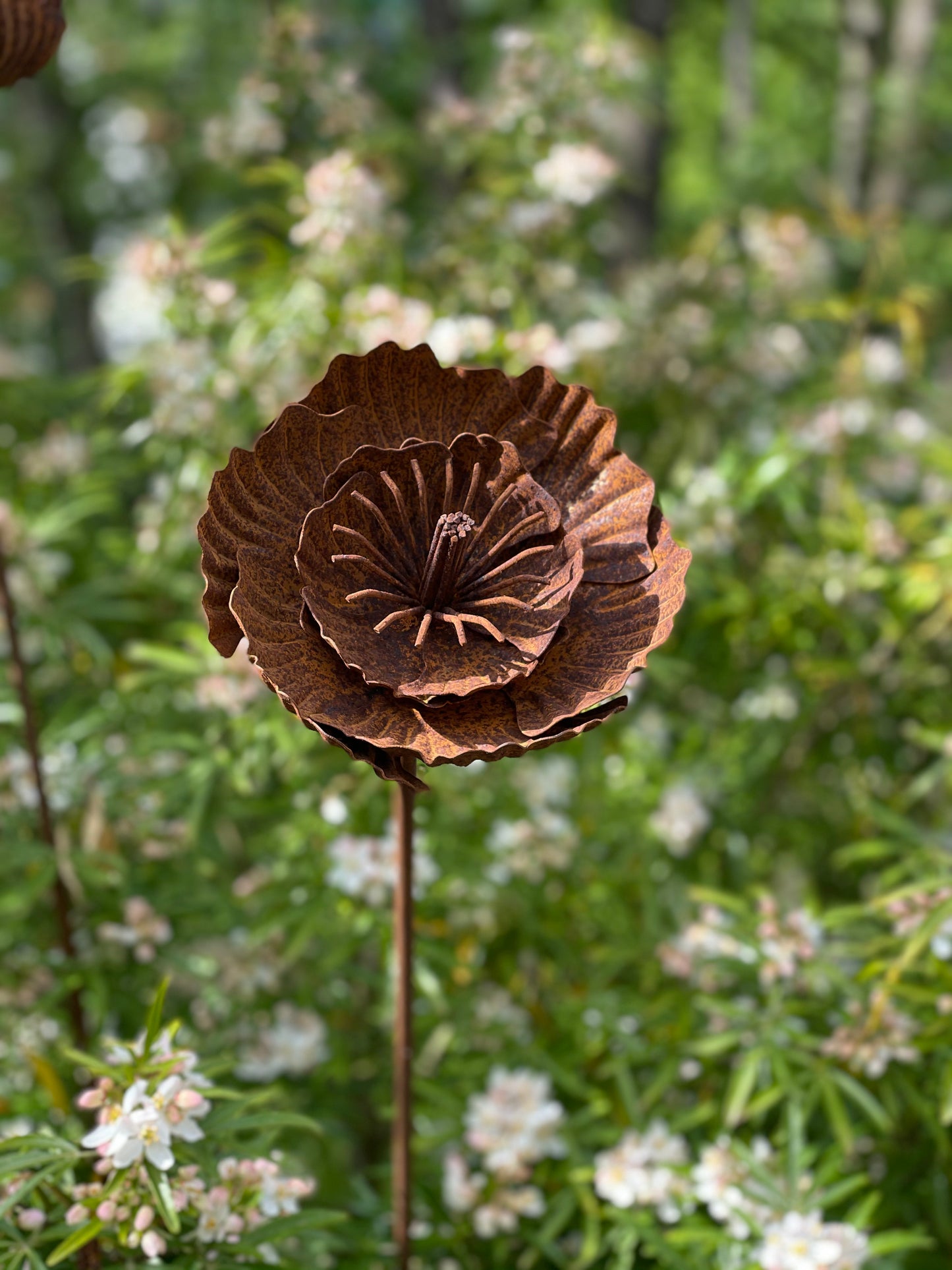 Mohnblume - Gartenstecker