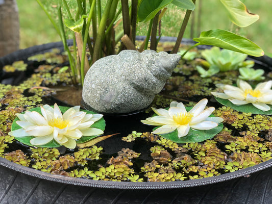 Miniteich aus recyceltem Reifen