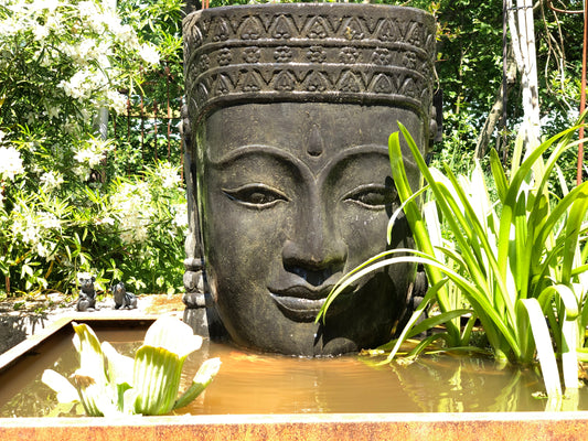Wasserspiel, Buddha Kopf